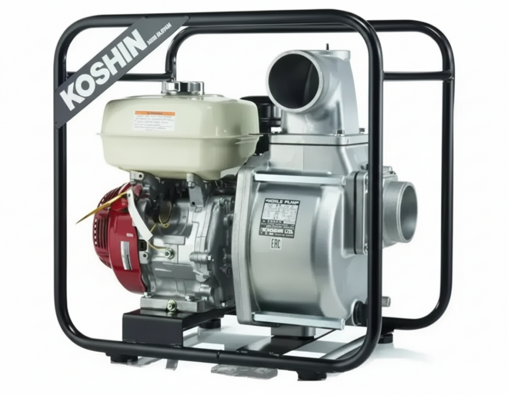 Мотопомпа для напівбрудної води Koshin STV-100X-BAF